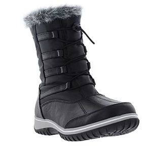 Totes Womens Adele Ii Flat Heel Snow Boots